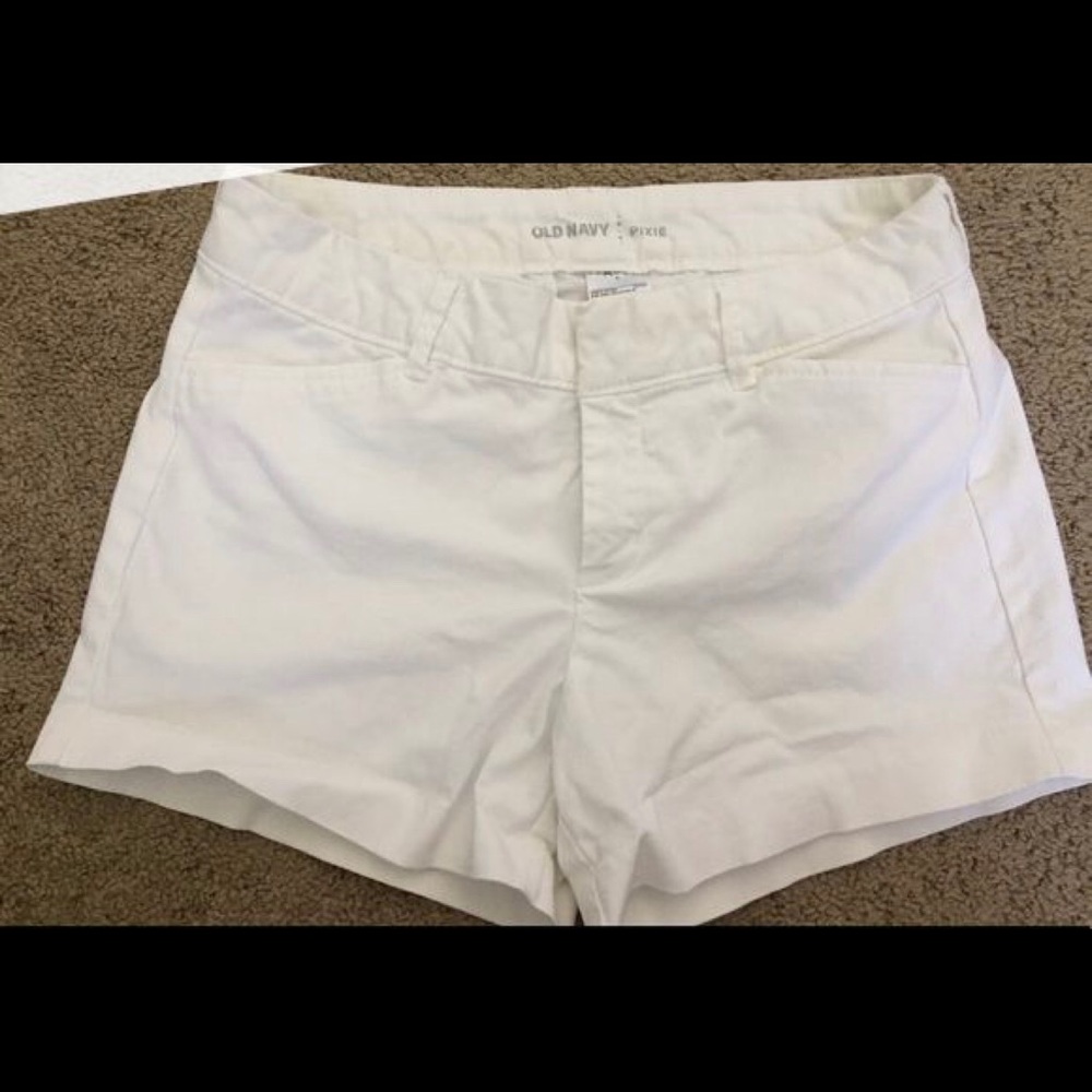 White old navy shorts
